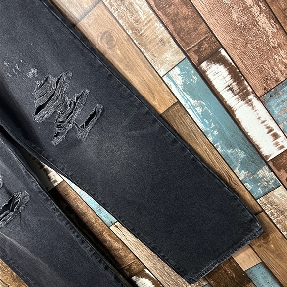 Levi's ribcage straight ankle black button fly Jeans - Picture 8 of 15